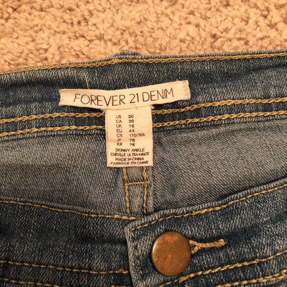 Forever 21 Skinny Jeans - Picture 2 of 2